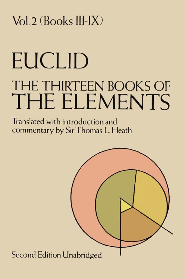 The Thirteen Books of the Elements, Vol. 2 (Dover Books on Mathematics) ebook cover