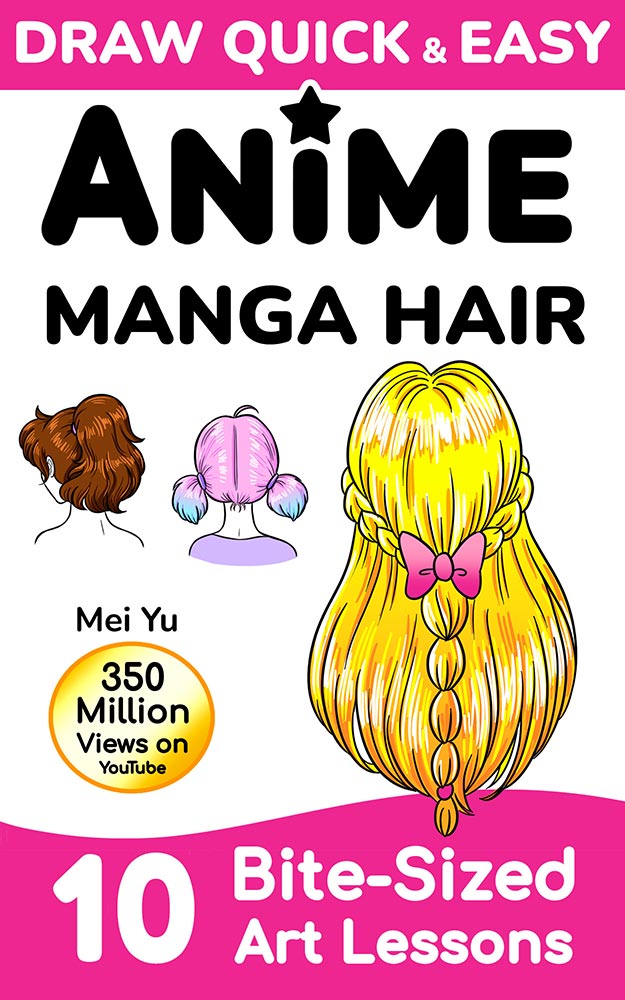 Draw Quick & Easy Anime Manga Hair ebook cover