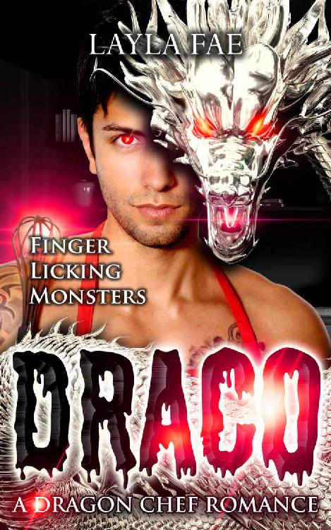 DRACO: A Dragon Chef Romance (Finger Licking Monsters Book 1) ebook cover