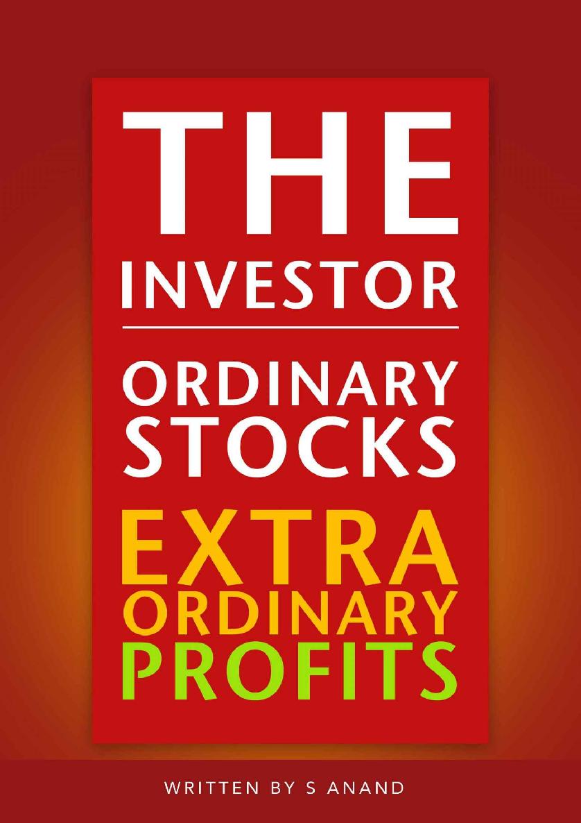 Ordinary Stocks Extra Ordinary Profits ebook cover