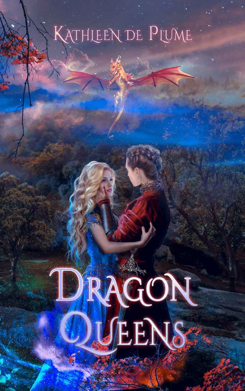 Dragon Queens: A Lesbian Romance Novel ebook cover