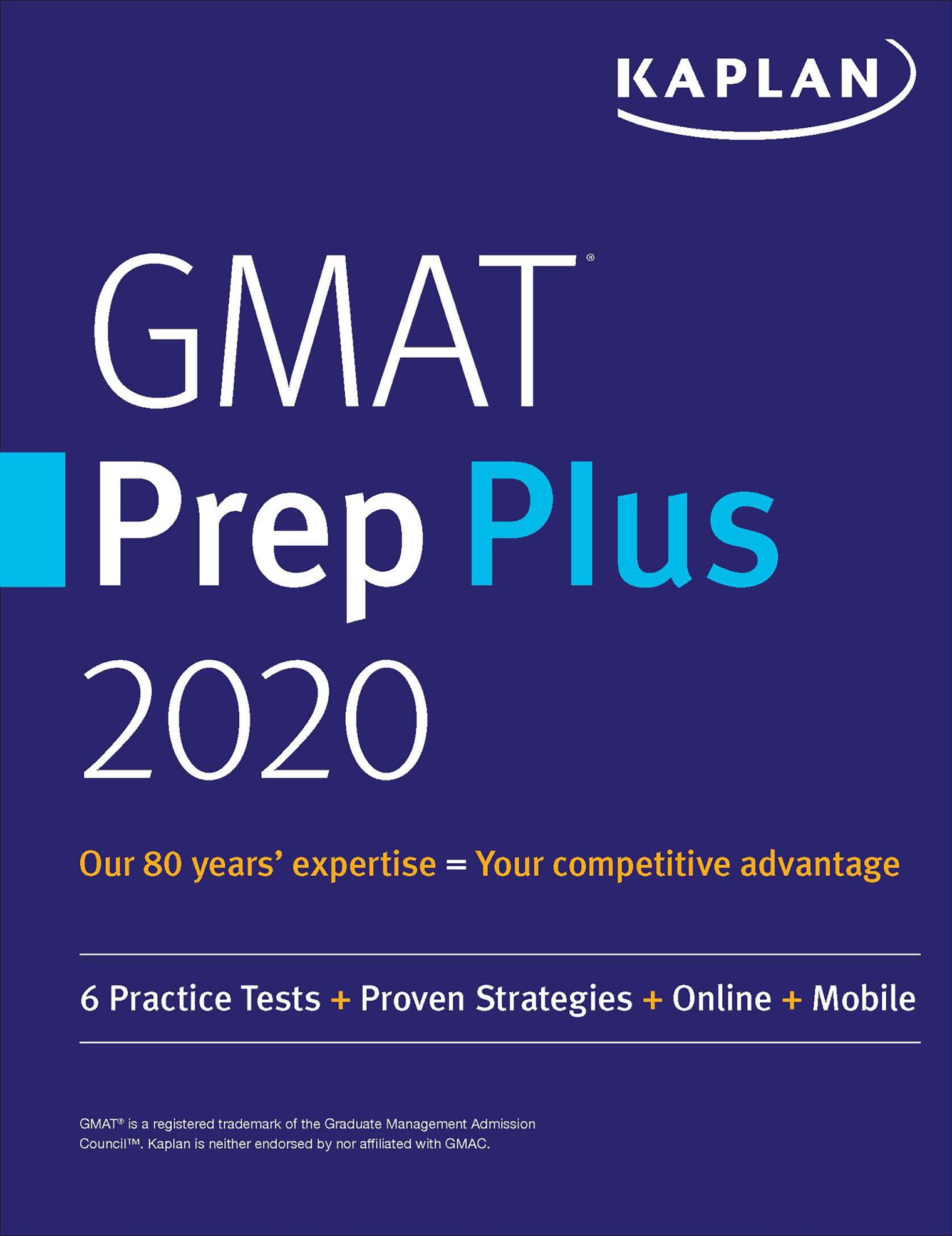 GMAT Prep Plus 2020 ebook cover