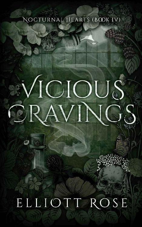 Vicious Cravings: MMF Vampire + Witch Paranormal Romance (Nocturnal Hearts Book 4) ebook cover