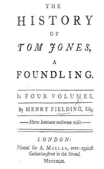 History of Tom Jones, a Foundling ebook cover