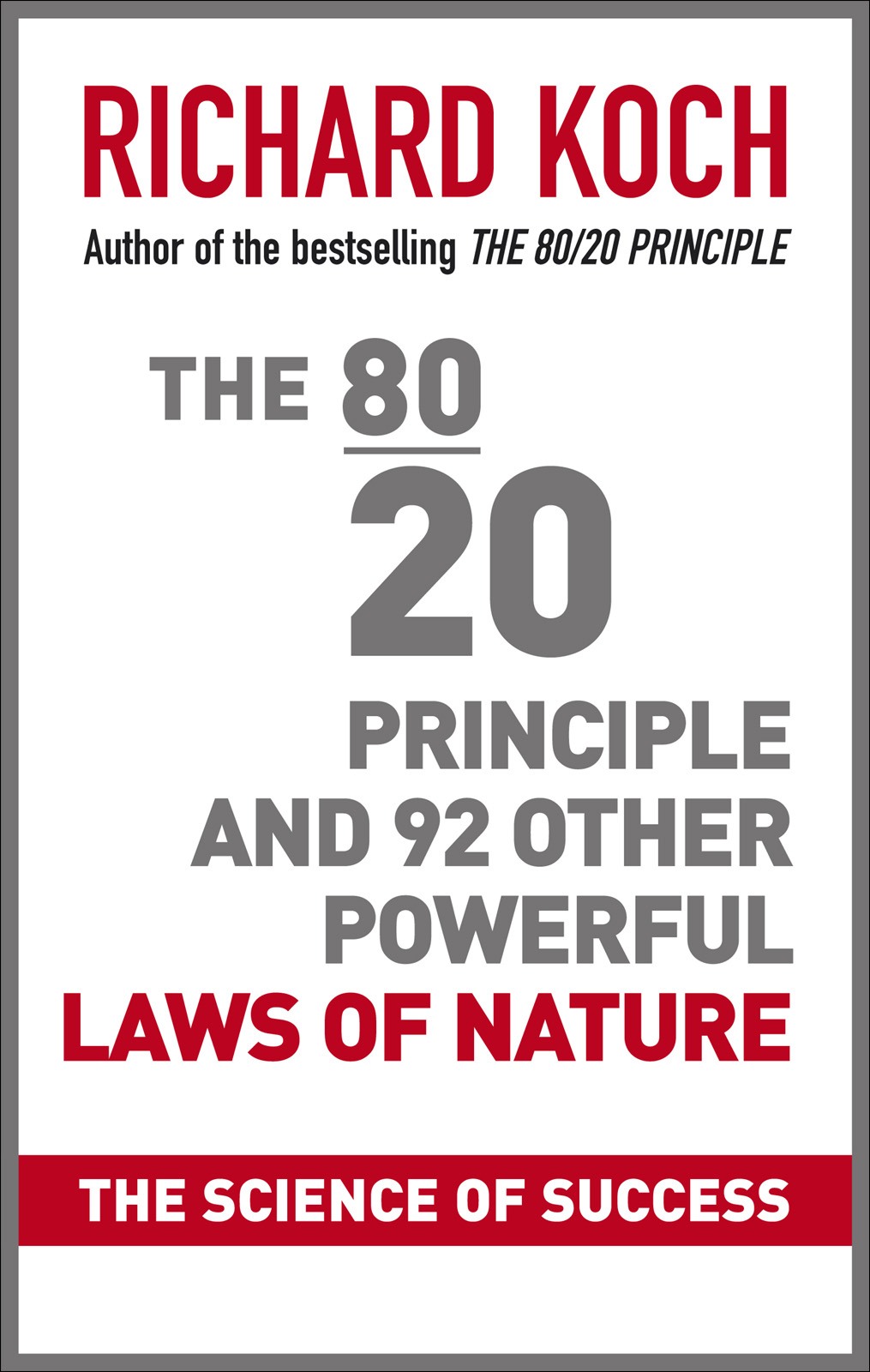 The 80-20 Principle and 92 Other Power Laws of Nature ebook cover