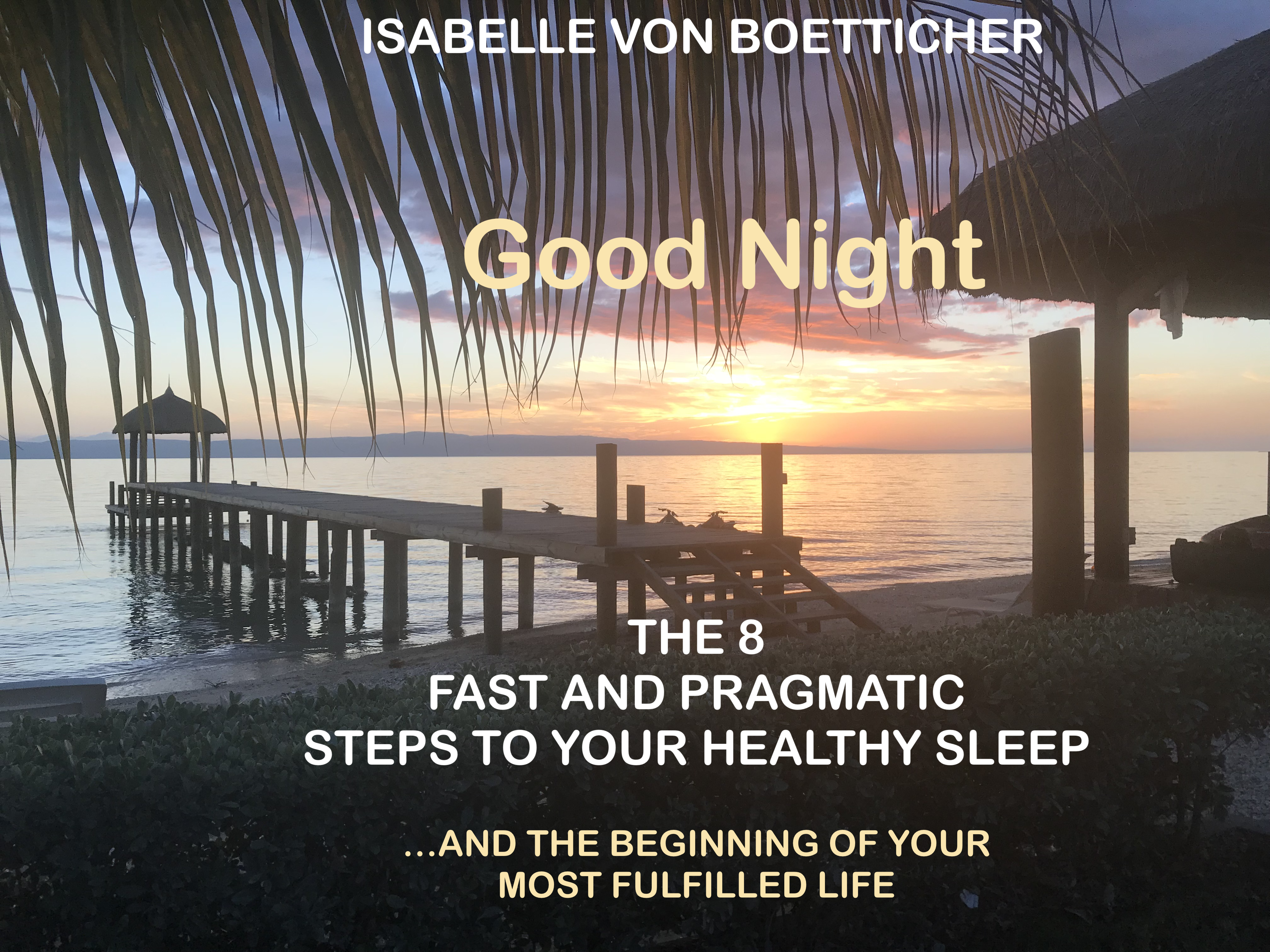 GOOD NIGHT   The 8 FAST and PRAGMATIC steps to your healthy sleep...       ...and the beginning of your most fulfilled life ebook cover