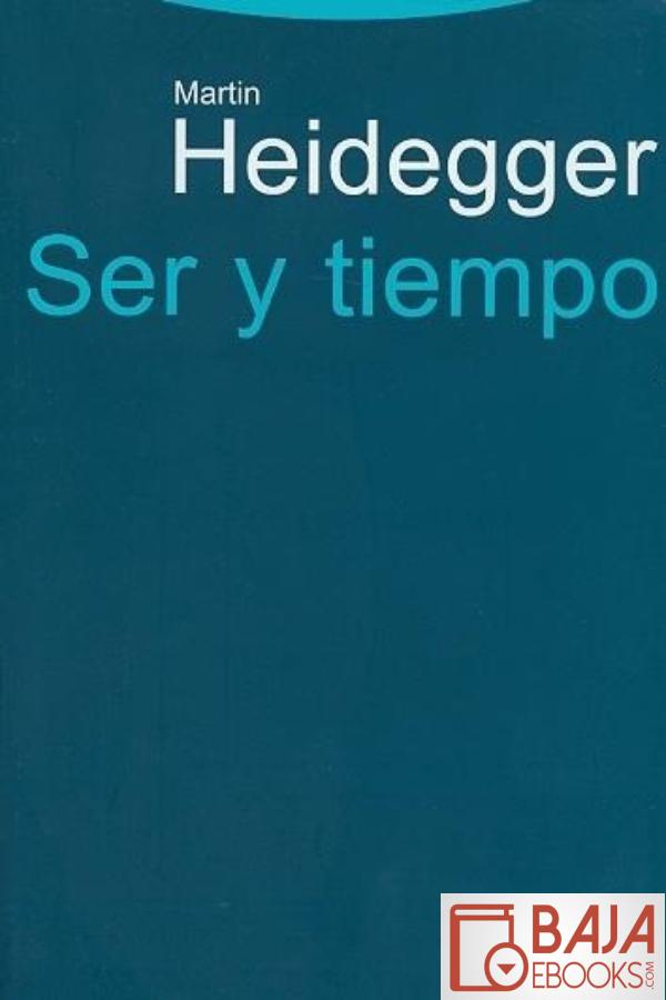 Ser y tiempo ebook cover