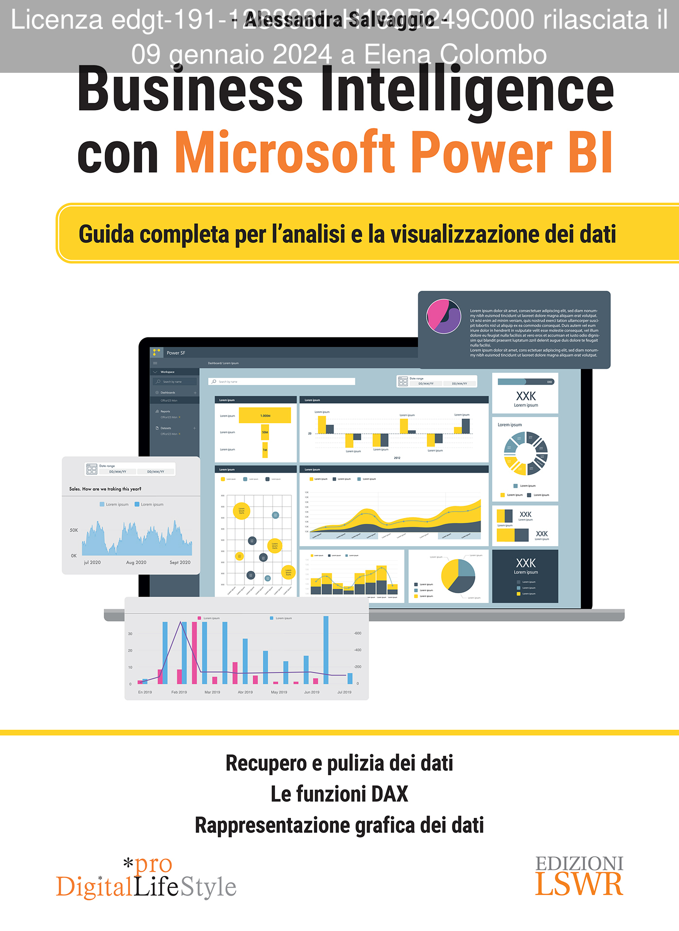 Business Intelligence con Microsoft Power BI ebook cover
