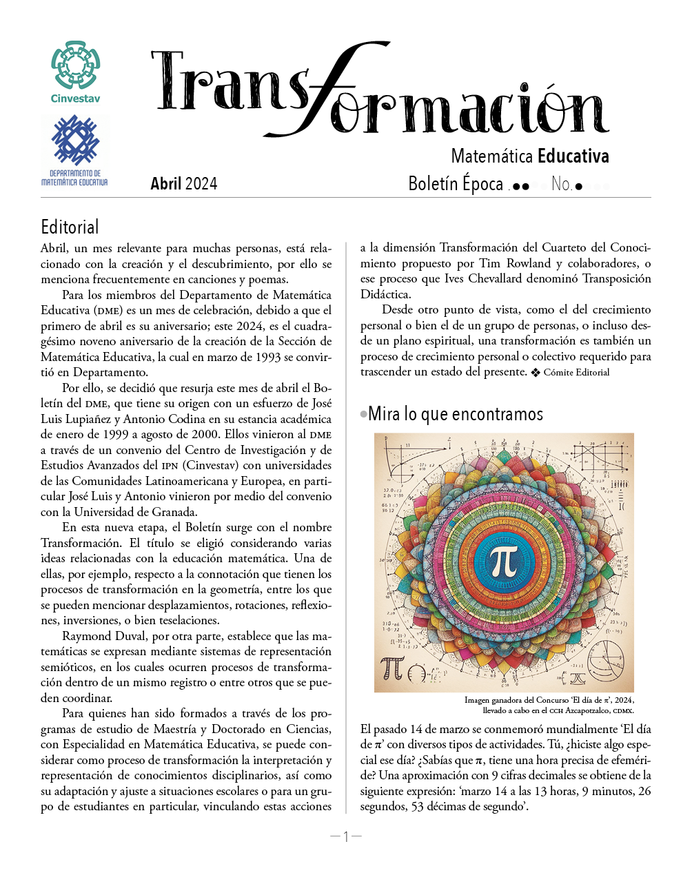 Boleti&Igrave;n transformacio&Igrave;n-u&Igrave;ltimo ebook cover