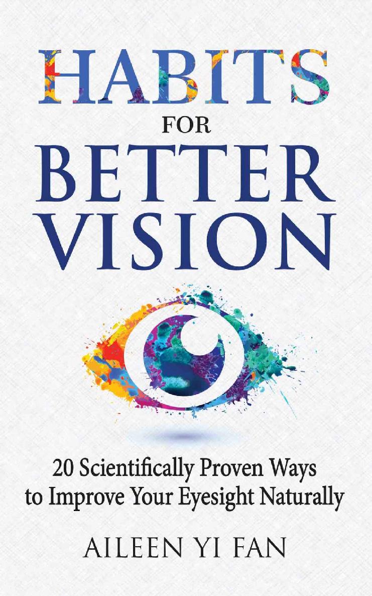 Habits for Better Vision: 20 Scientifically Proven Ways to Improve Your Eyesight Naturally ebook cover