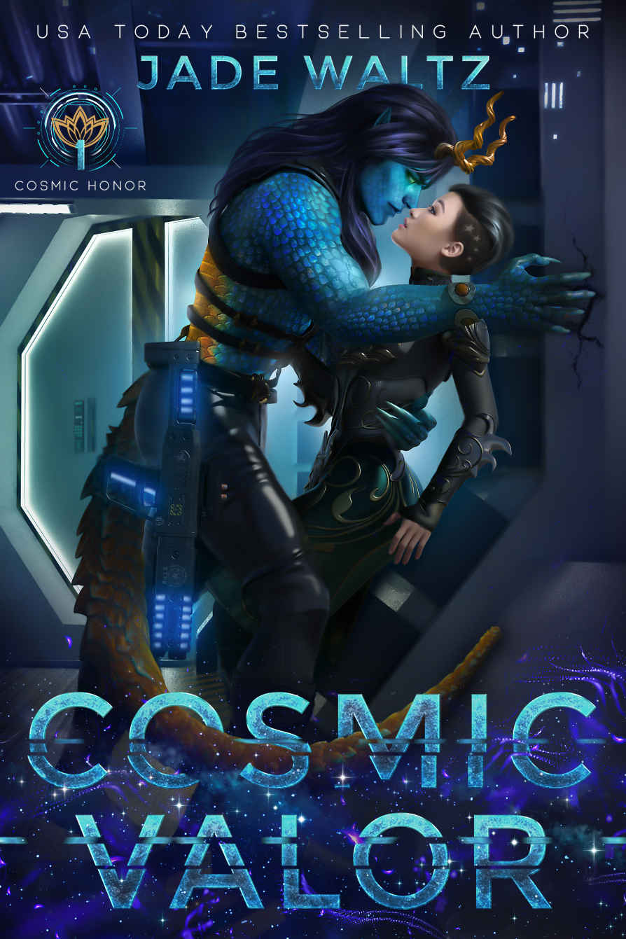 Cosmic Valor: An Alien Romance Trilogy (Cosmic Honor Book 1) ebook cover