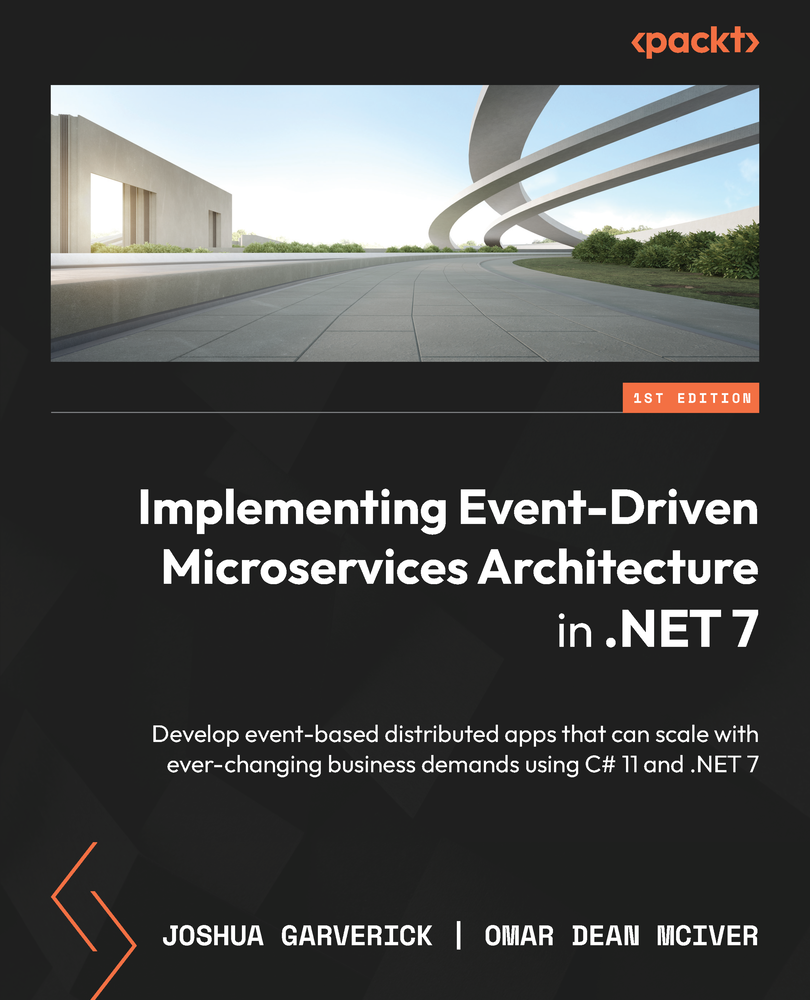 Implementing Event-Driven
 Microservices Architecture in .NET 7 ebook cover