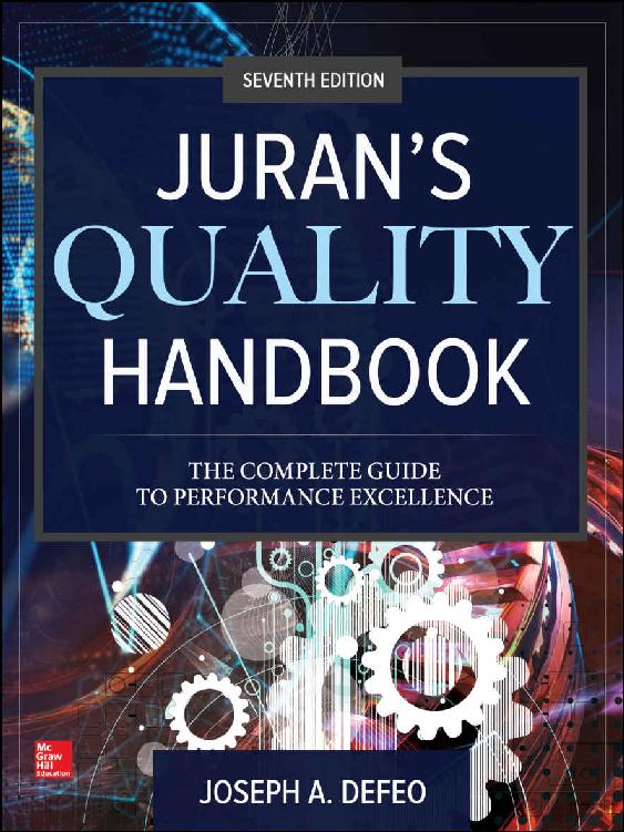 Juran's Quality Handbook: The Complete Guide to Performance Excellence, Seventh Edition ebook cover