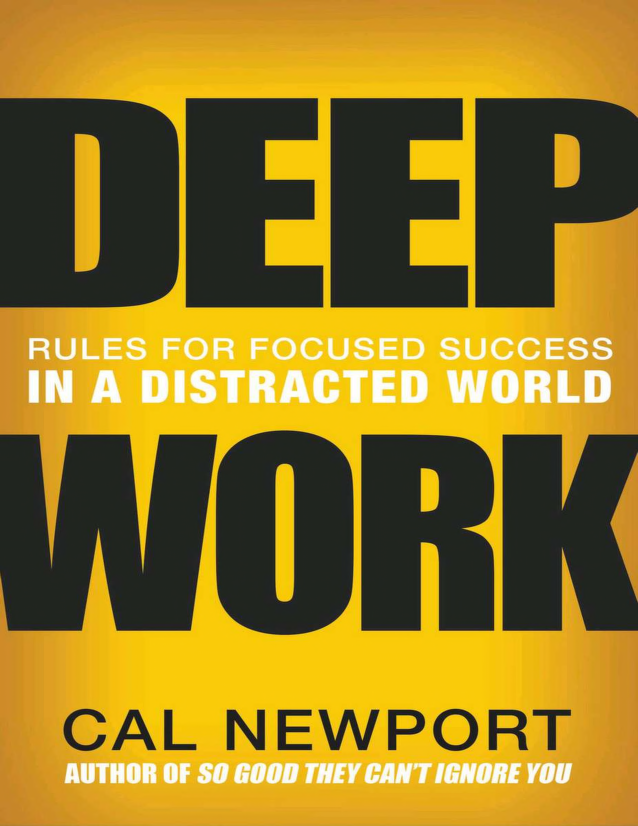Deep Work Rules For Focused Success In A Distracted World PDF Engbbopdf.com ebook cover