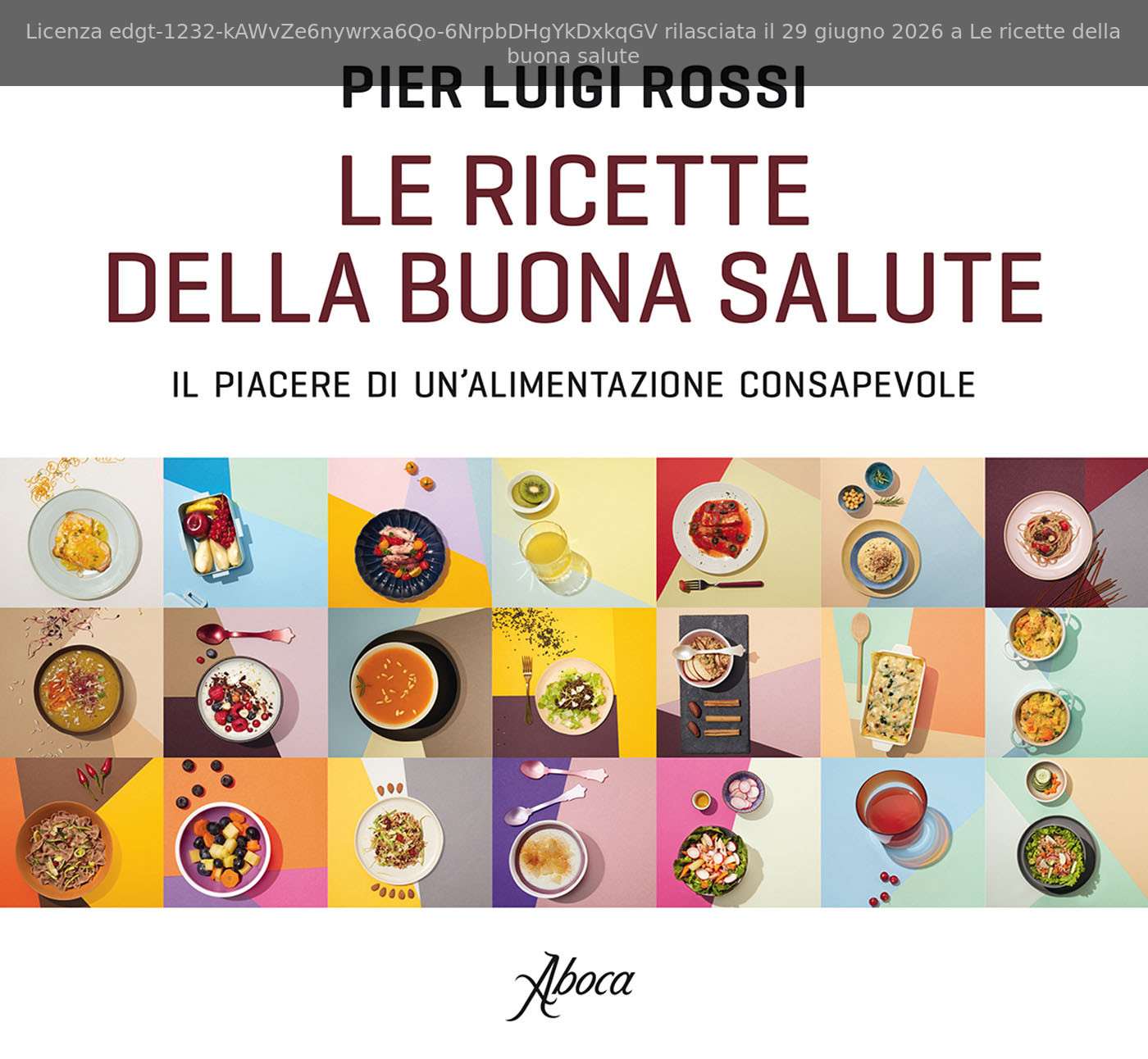 Le ricette della buona salute ebook cover