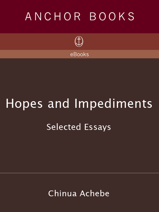 Hopes and Impediments ebook cover