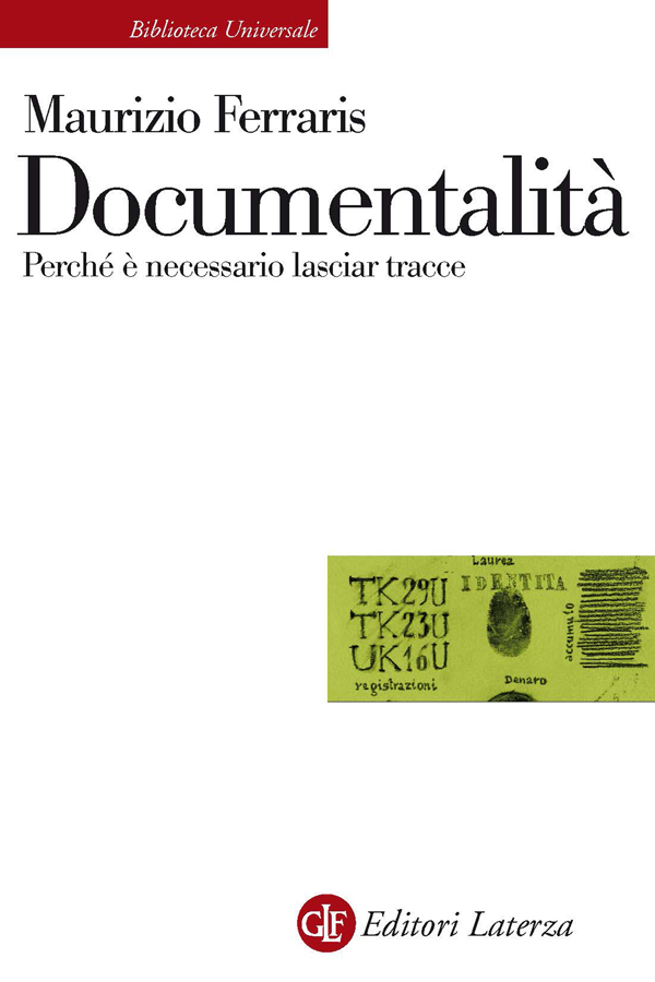 Documentalit&Atilde;&nbsp; ebook cover