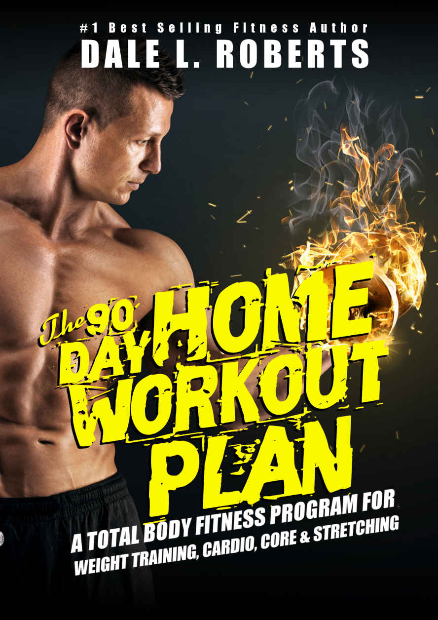 The 90-Day Home Workout Plan: A Total Body Fitness Program for Weight Training, Cardio, Core & Stretching ebook cover