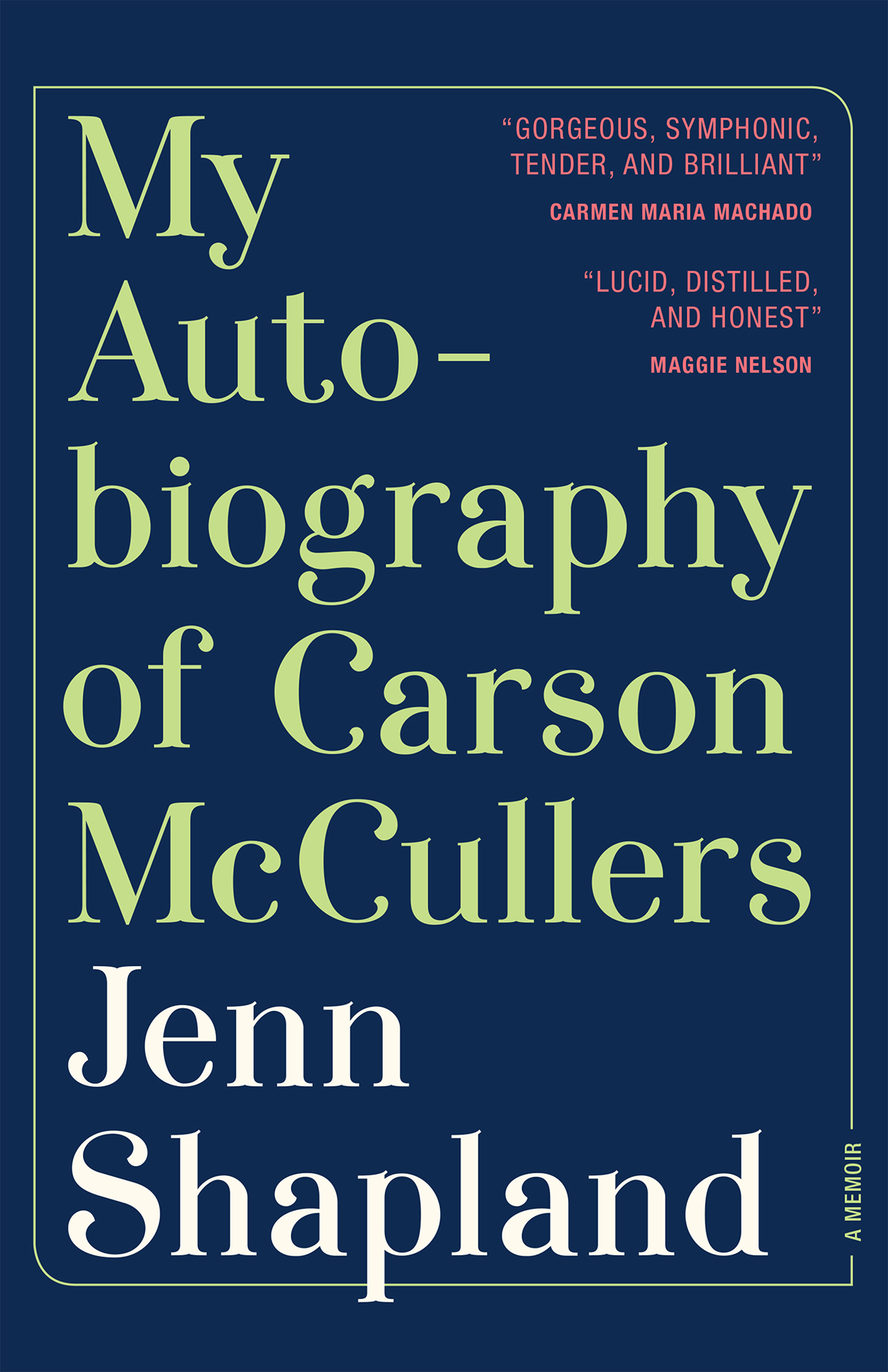 My Autobiography of Carson McCullers ebook cover