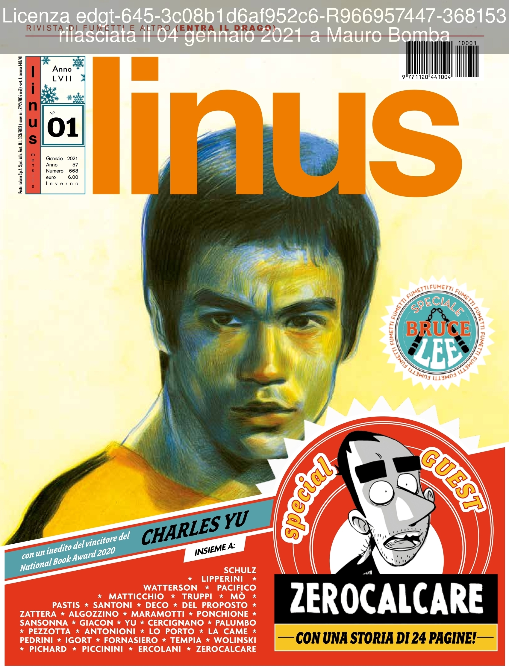 Linus gennaio 2021 ebook cover