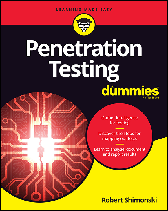Penetration Testing For Dummies ebook cover