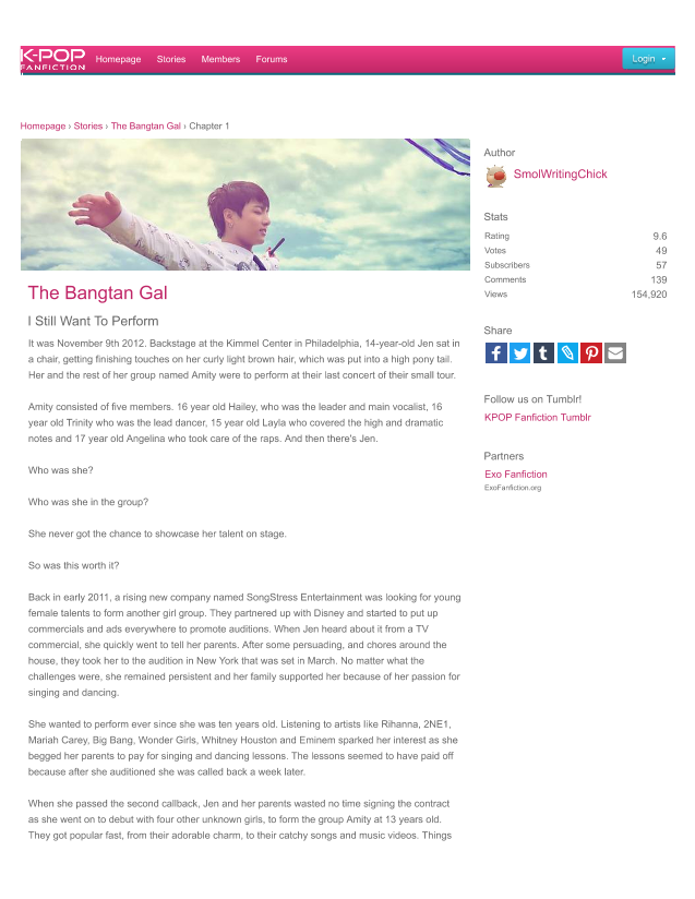 The Bangtan Gal ebook cover