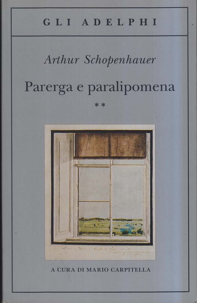 Parerga e paralipomena. Volume II ebook cover