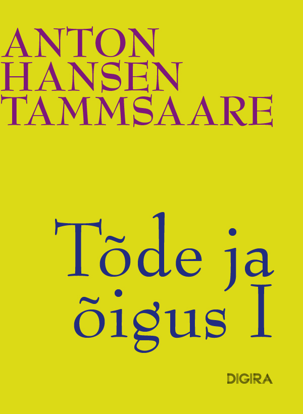 T&Atilde;&micro;de ja &Atilde;&micro;igus I ebook cover