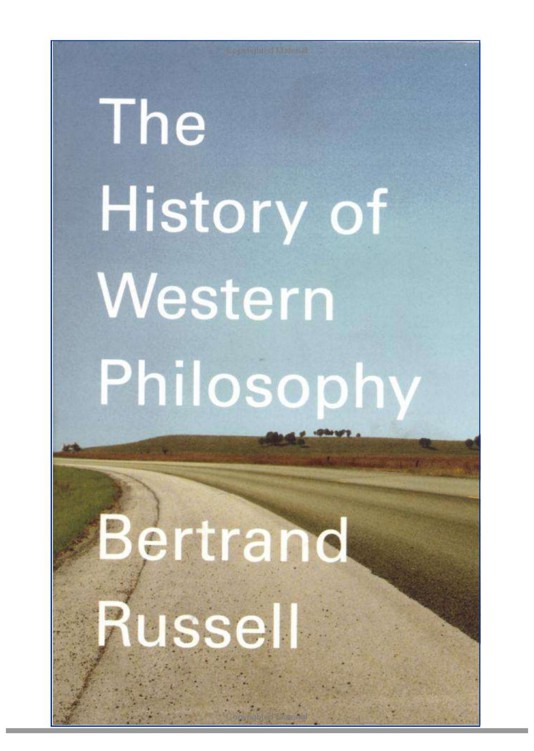Bertrand Russell-A History of Western Philosophy-Touchstone (1967) ebook cover