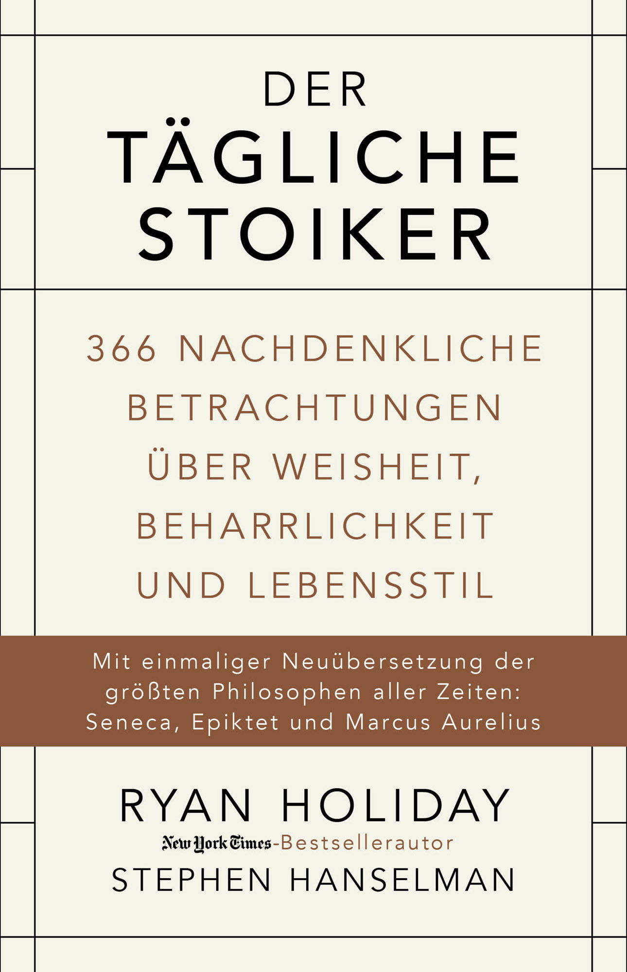 Der t&Atilde;&curren;gliche Stoiker ebook cover