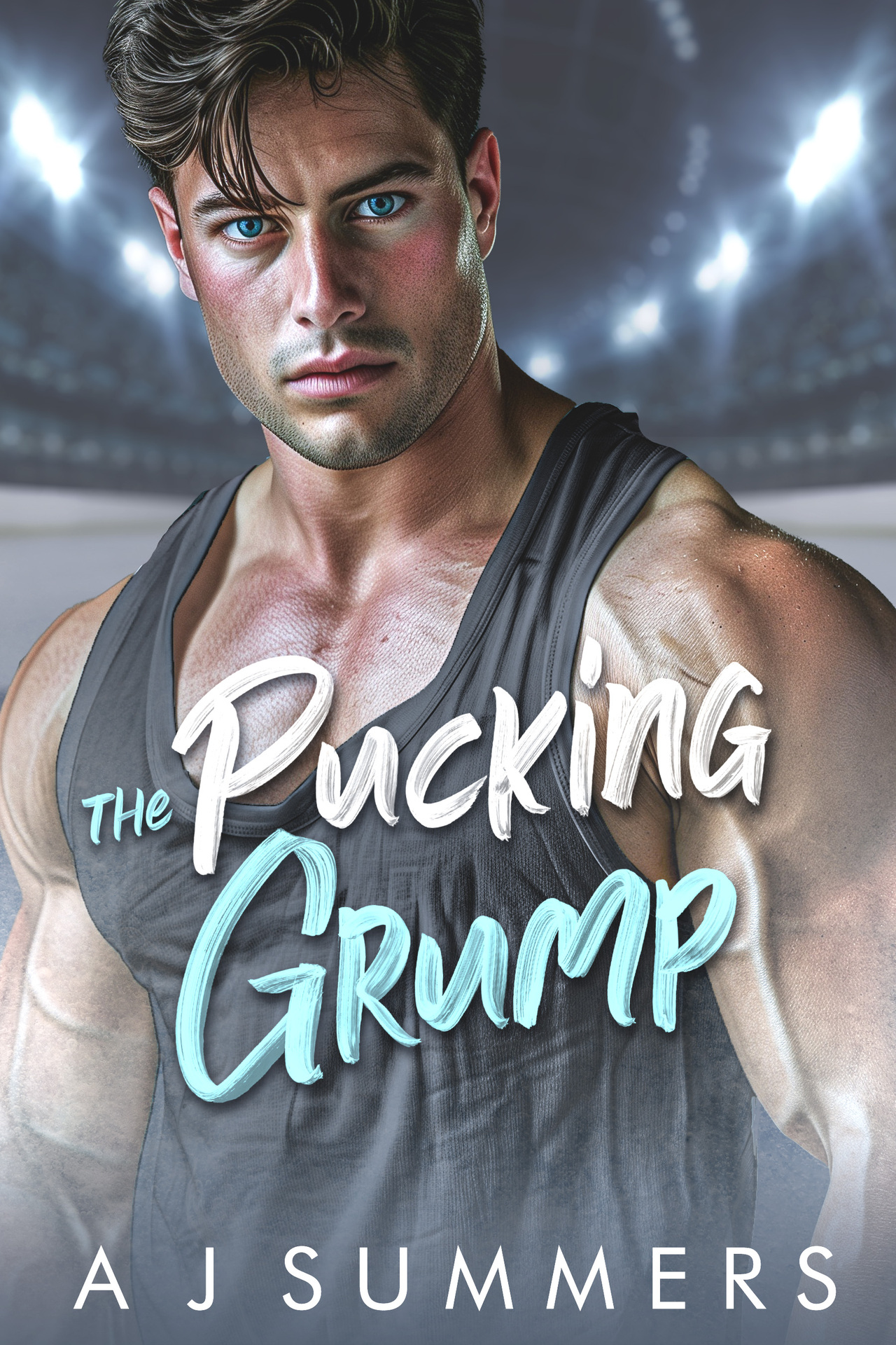 The Pucking Grump: An Enemies to Lovers Fake Dating Hockey Romance ebook cover
