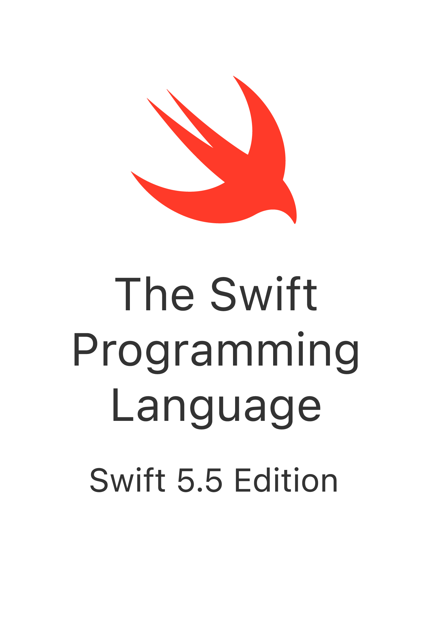 The Swift Programming Language (Swift 5.5) ebook cover