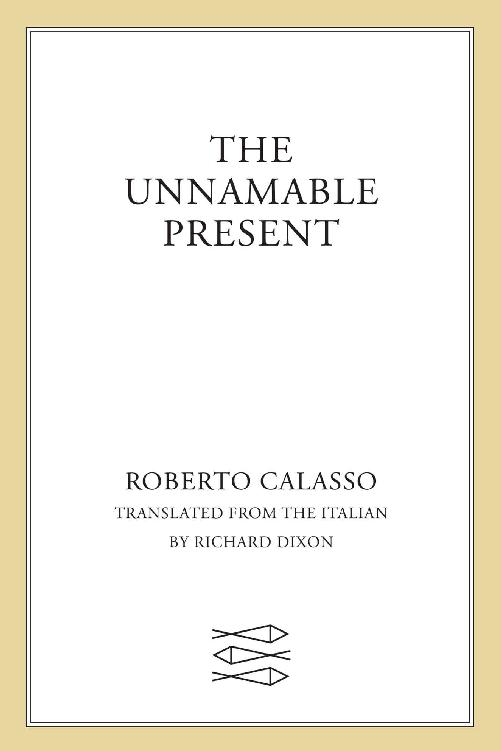 The Unnamable Present ebook cover