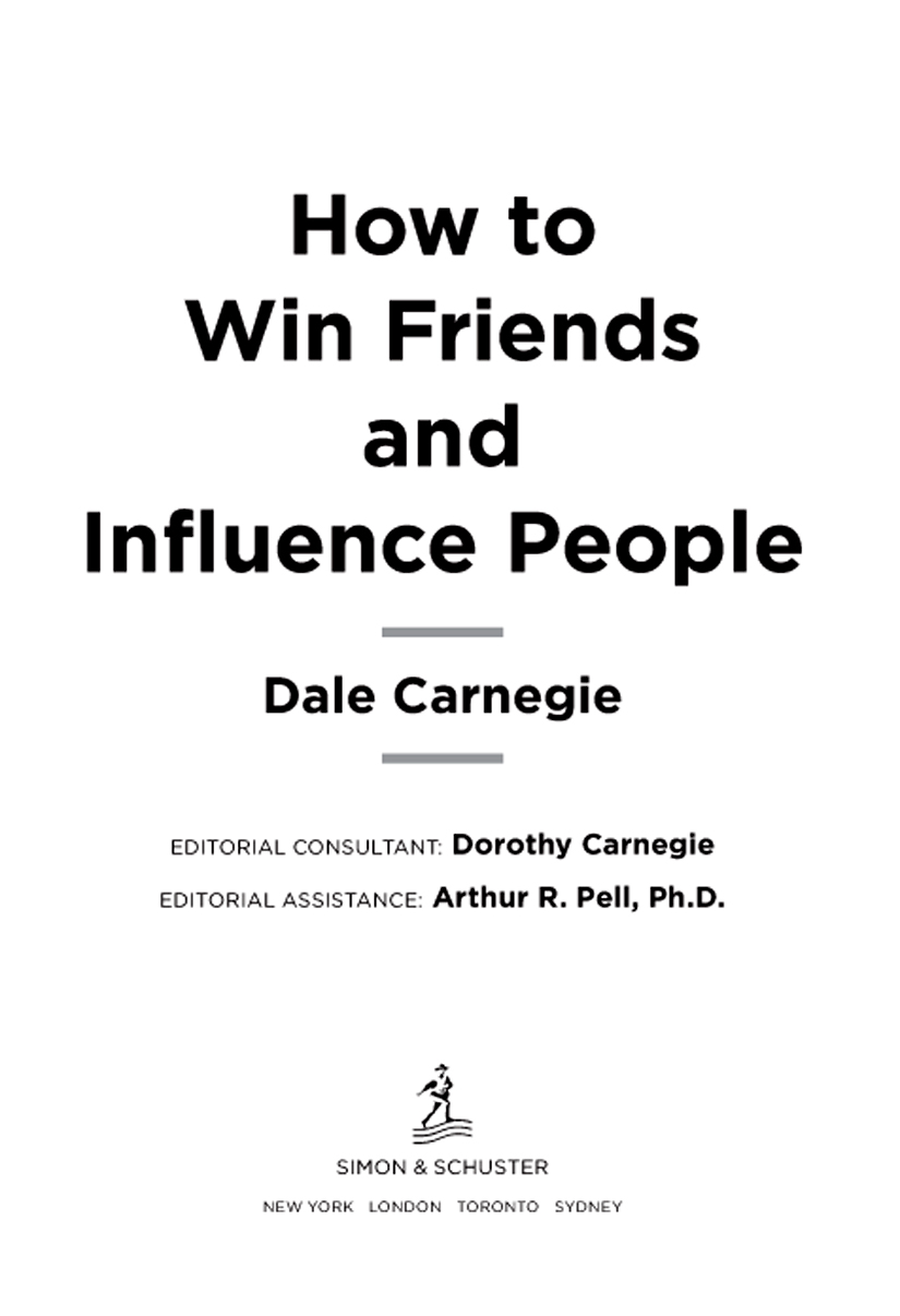 How to Win Friends and Influence People ebook cover