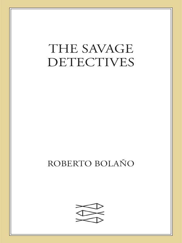 The Savage Detectives ebook cover