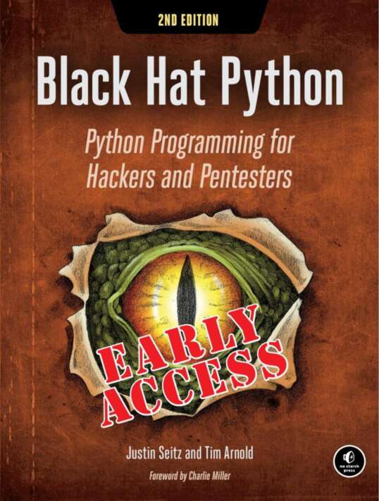 Black Hat Python ebook cover