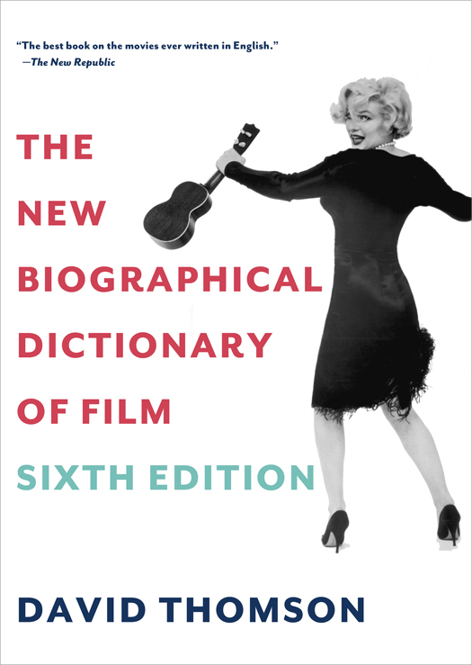 The New Biographical Dictionary of Film ebook cover