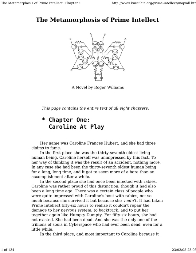 The Metamorphosis of Prime Intellect ebook cover