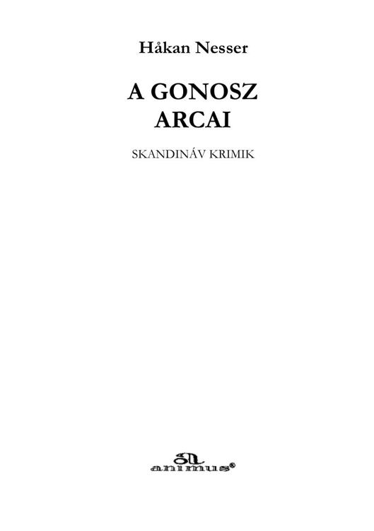 A gonosz arcai ebook cover