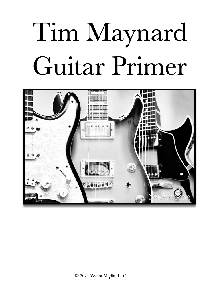 Tim Maynard Guitar Primer 2021 ebook cover