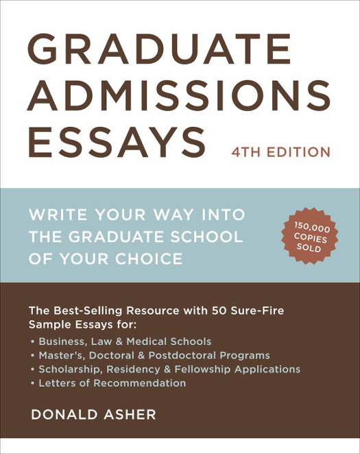 Graduate Admissions Essays ebook cover