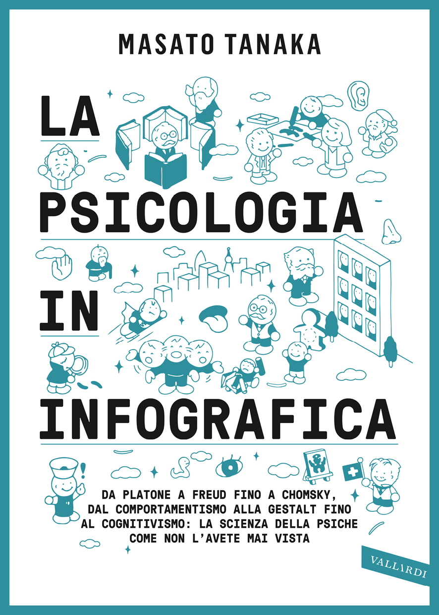 La psicologia in infografica ebook cover