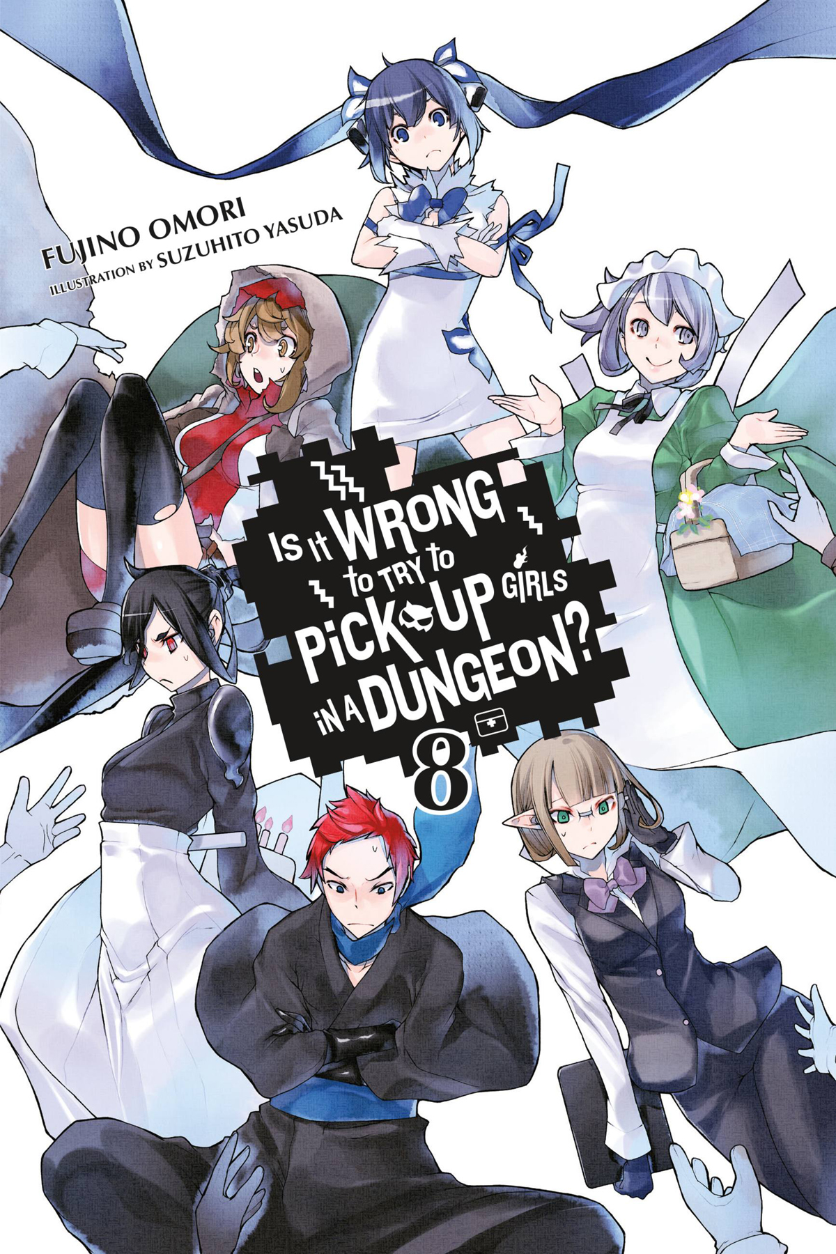 Is It Wrong to Try to Pick Up Girls in a Dungeon?, Vol. 8 ebook cover