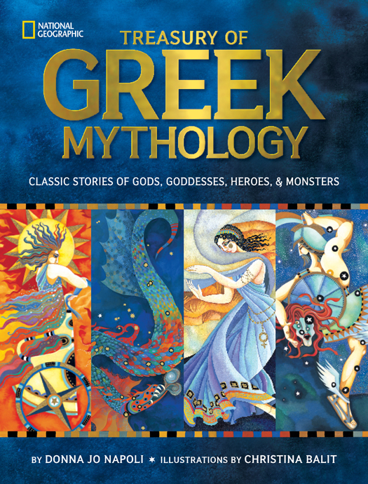 Treasury of Greek Mythology ebook cover