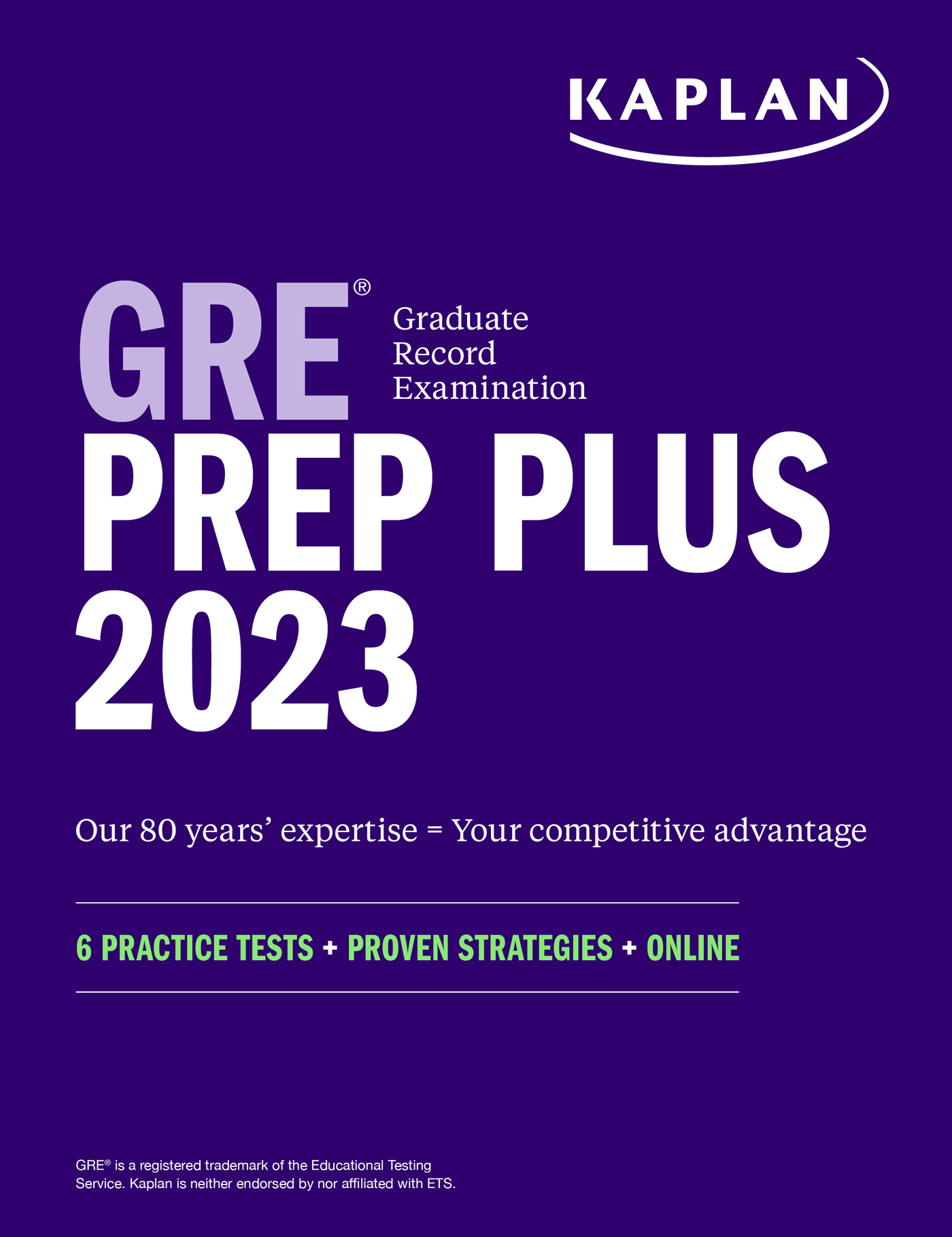 GRE Prep Plus 2023 ebook cover