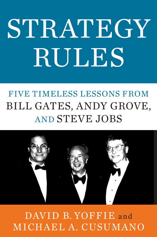 Strategy Rules: Five Timeless Lessons from Bill Gates, Andy Grove, and Steve Jobs ebook cover