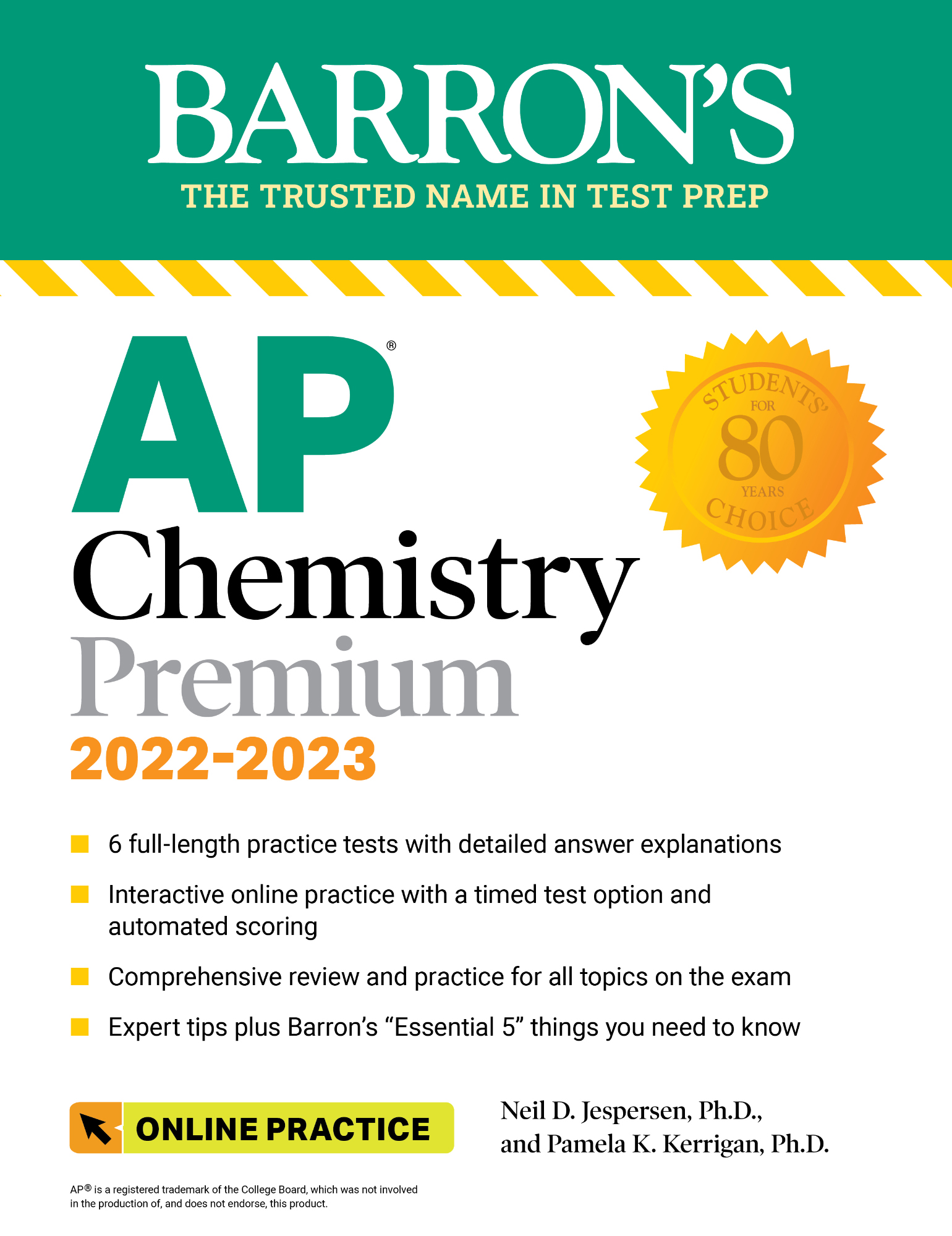 AP Chemistry Premium, 2022-2023 ebook cover